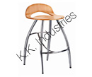 revolving back rest stool